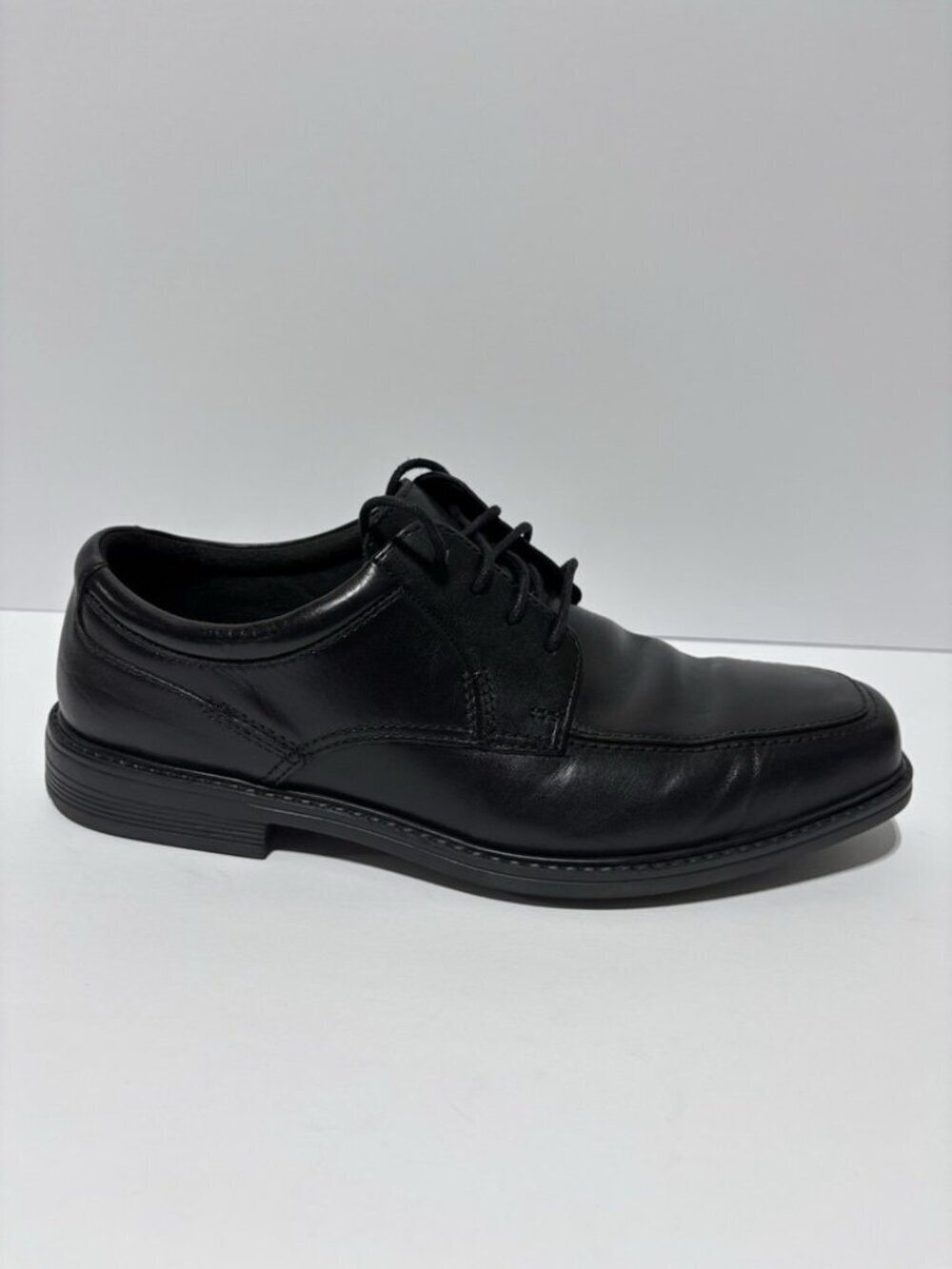 Bostonian Men’s Ipswhich Apron Black Leather Oxford, Size 10 Wide